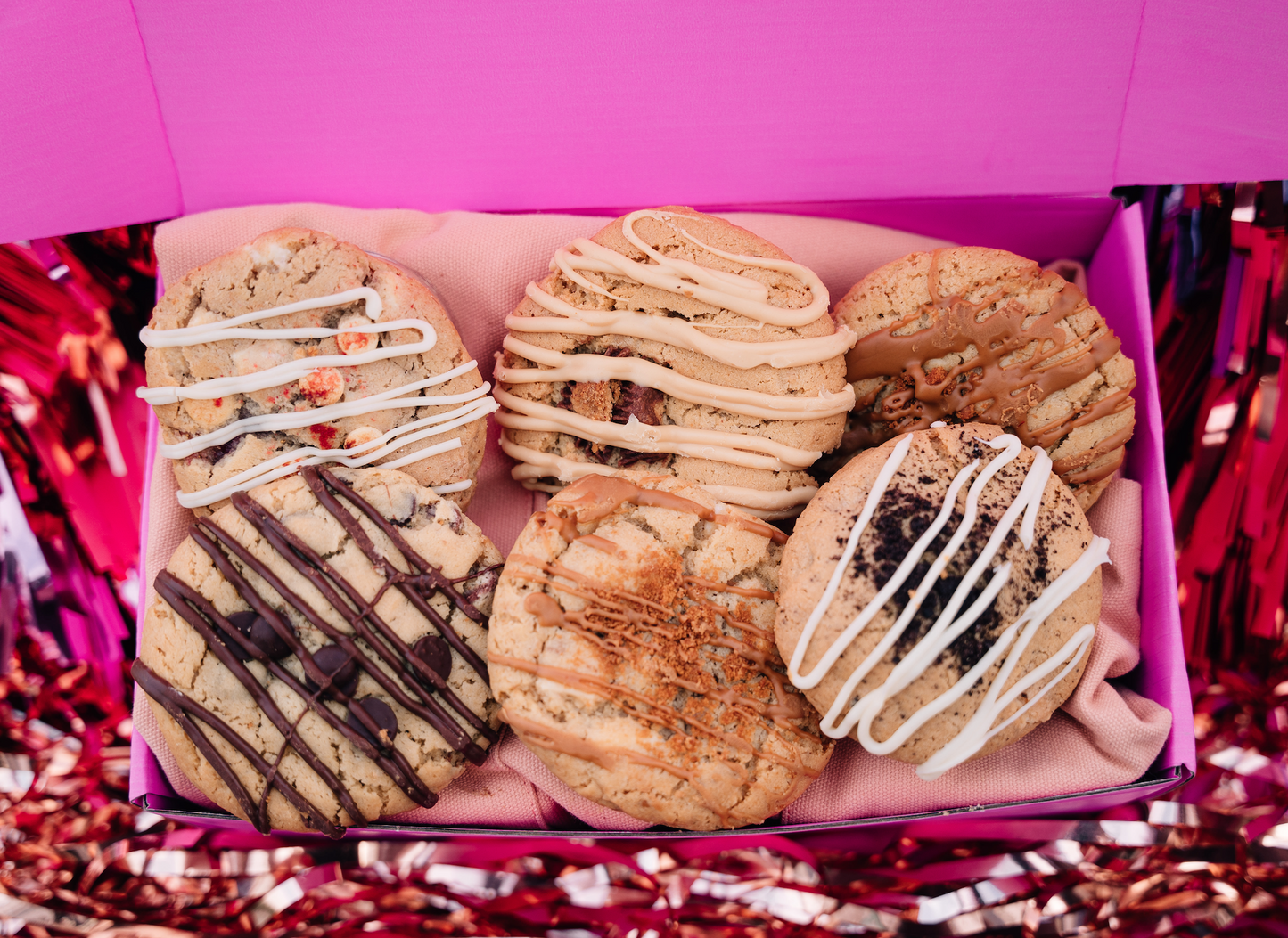 ASSORTED 6 PACK LOADED COOKIES